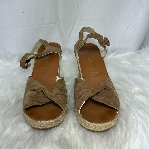 Paul Green Harper Tan Platform Espadrille Sandals Sz US 8 - Picture 2 of 7